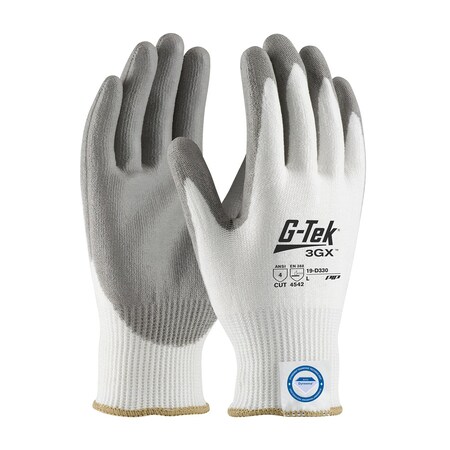 Pip Seamless Knit Dyneema Diamond Blended Glove w/Polyurethane Coated Flat Grip on Palm & Fingers, 12PK 19-D330/S